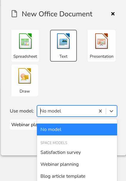 Tracim teamwork collaboration tool screenshot