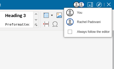 Tracim teamwork collaboration tool screenshot